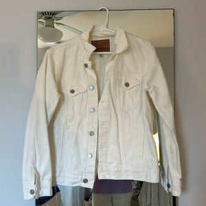 Lucky brand white denim jacket